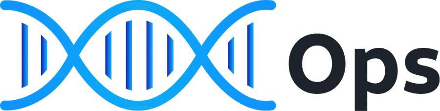 The platform mark: a double helix formed from data bars
