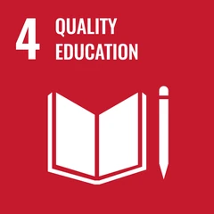 UN Sustainable Development Goal 4 icon